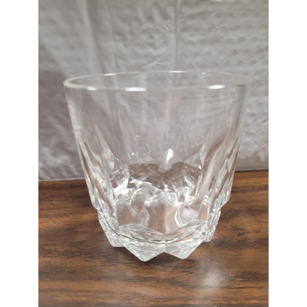 Arcoroc France Cut‎ Glass Tumbler Glasses Exquisite Vintage Barware 15 Pieces